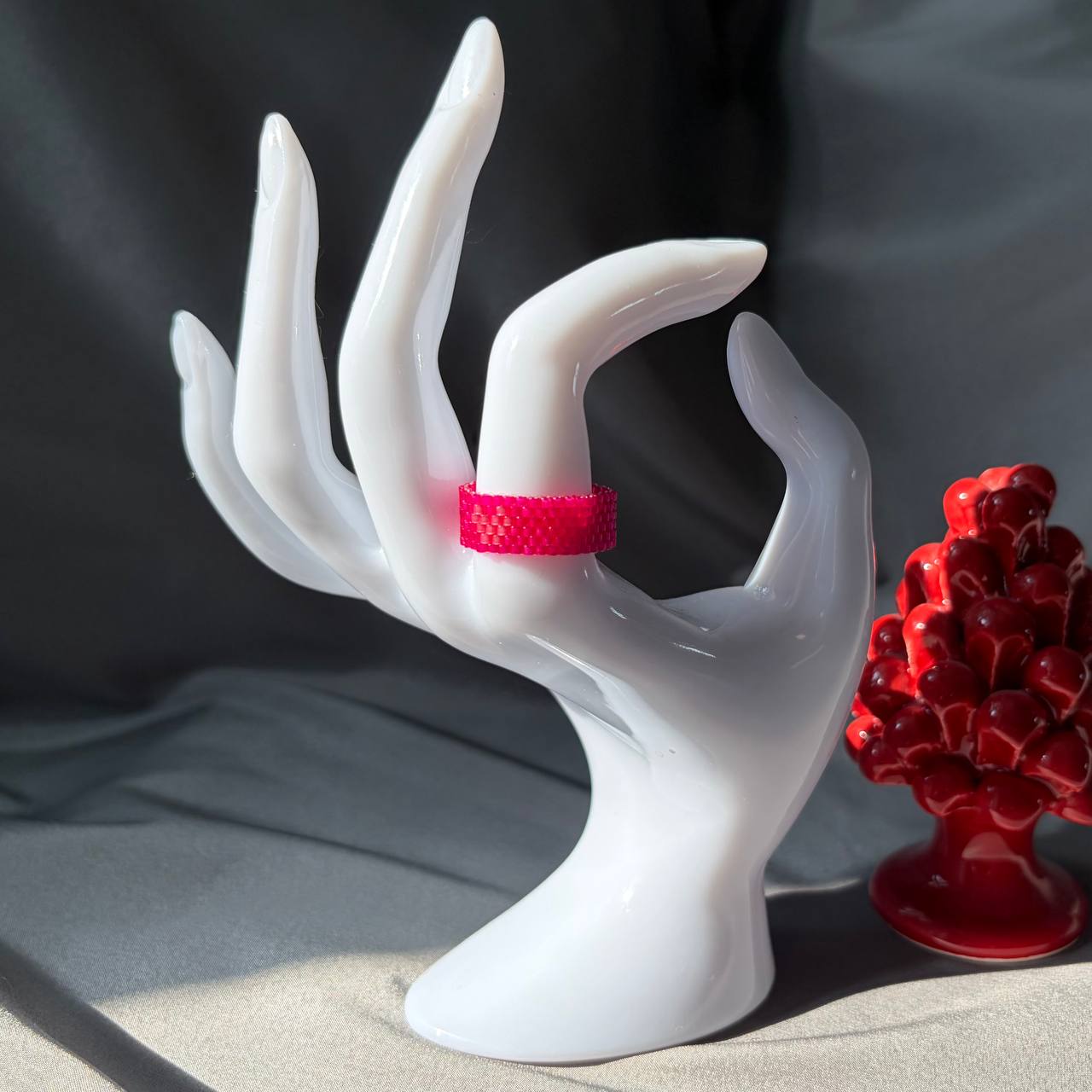 Heartbeat — украшение из бисера ручной работы